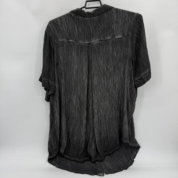 New TORRID Sleep Button Front Shirt Size 5X / US 5 Crinkle Short Sleeve Tunic - Picture 4 of 9